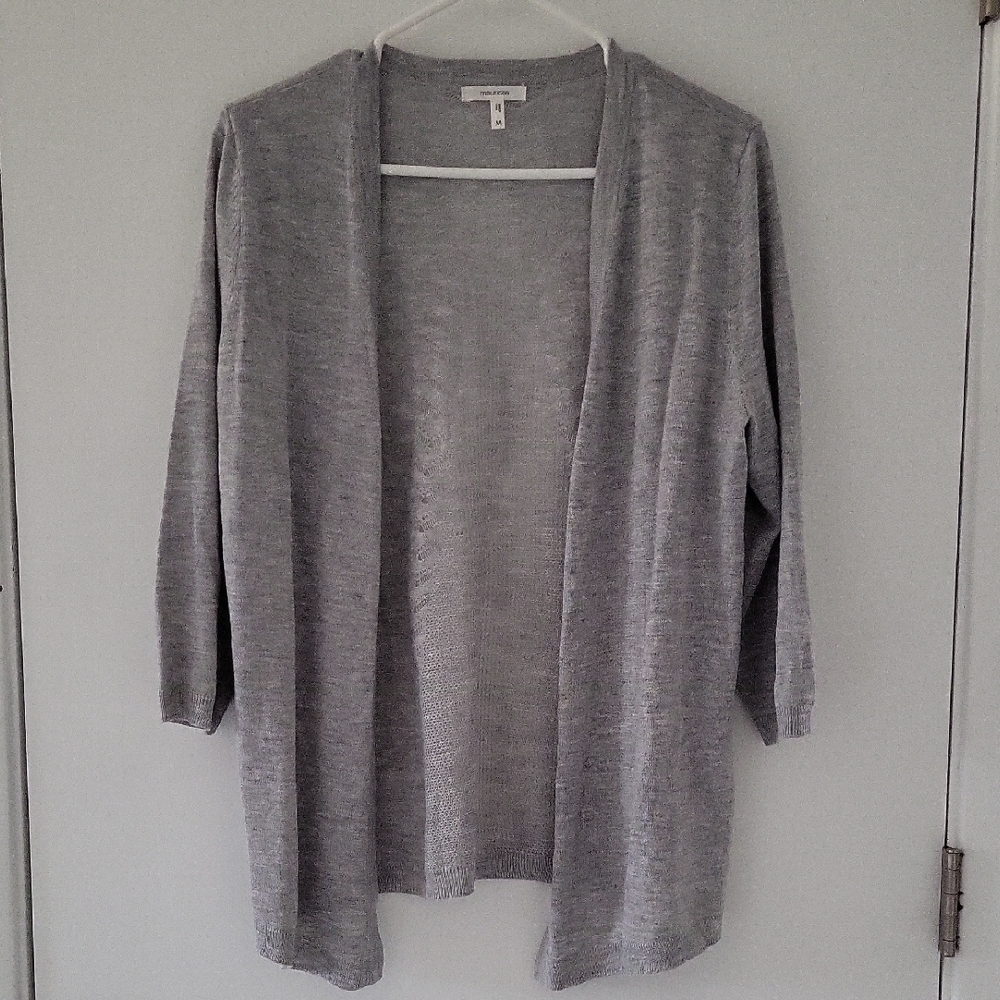 Maurices Gray Open Front Cardigan